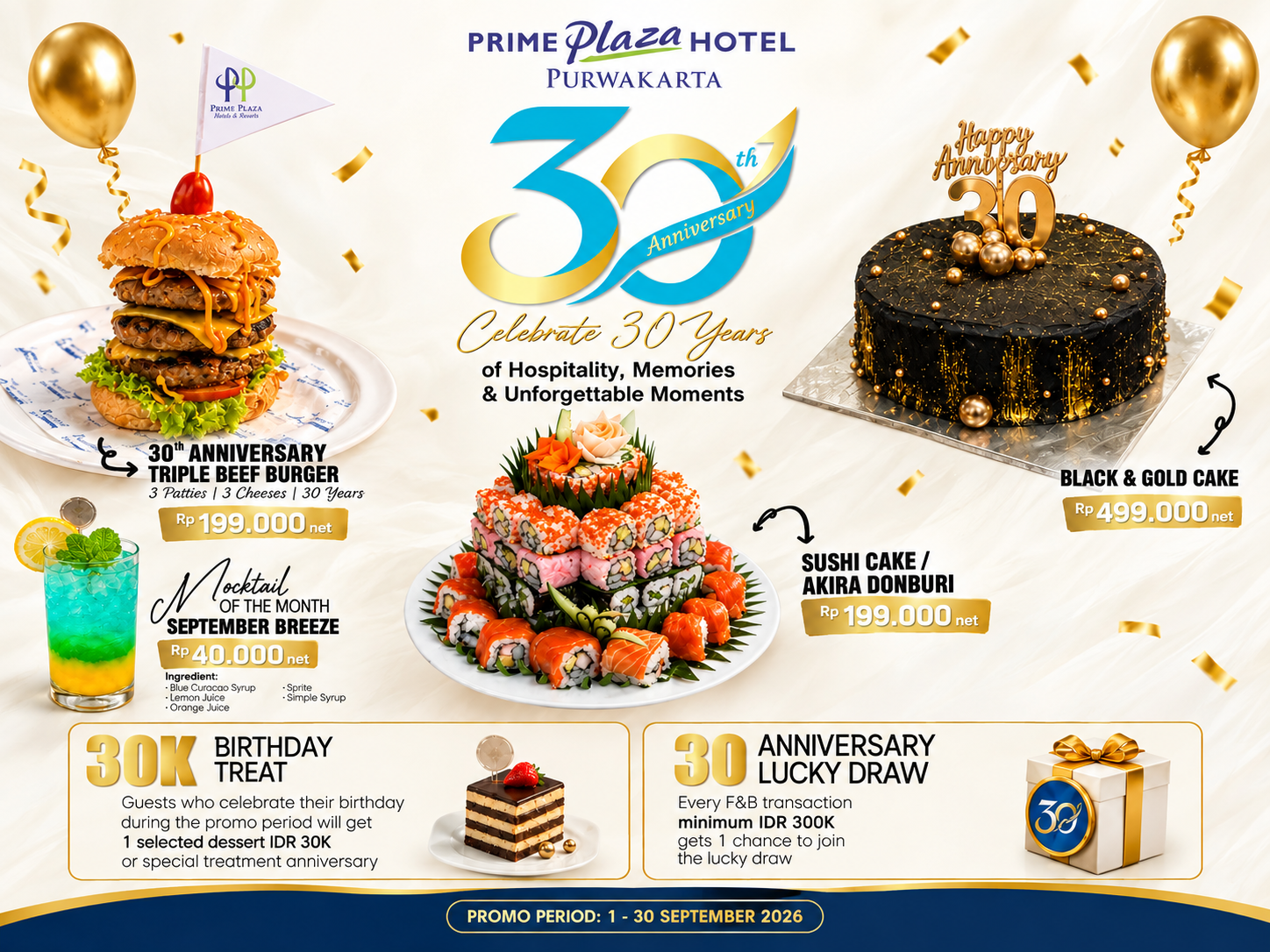 Celebrate 30 Tahun Hospitality, Memories & Unforgettable Moments