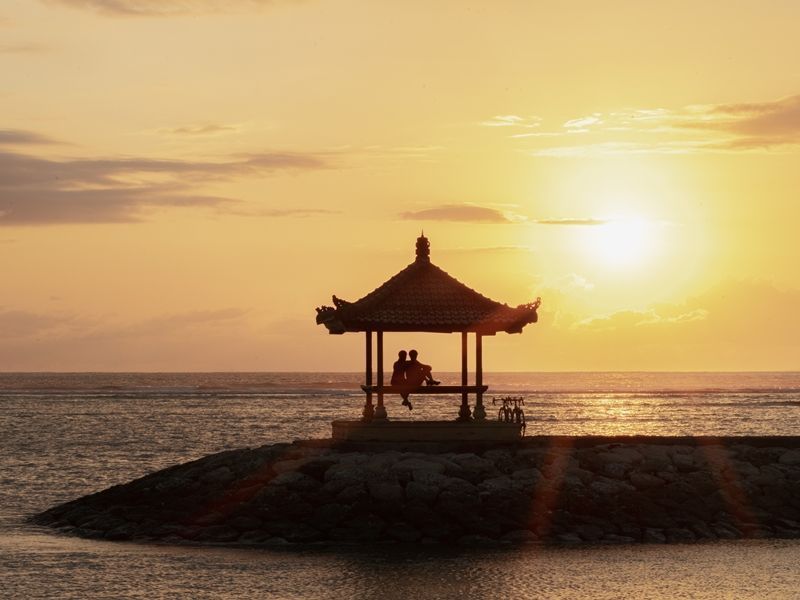 Catching Sunrise In Sanur