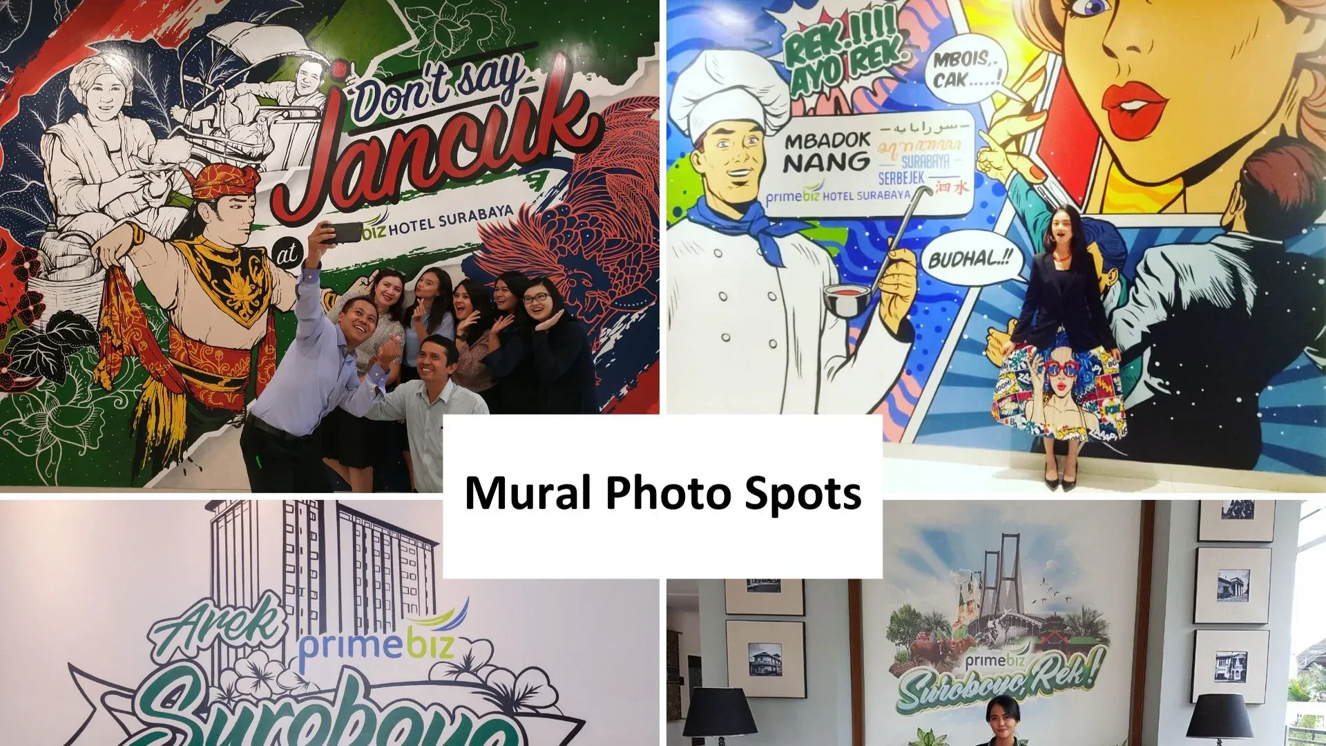 PrimeBiz Hotel Surabaya | Unique & Eye-Catching Mural