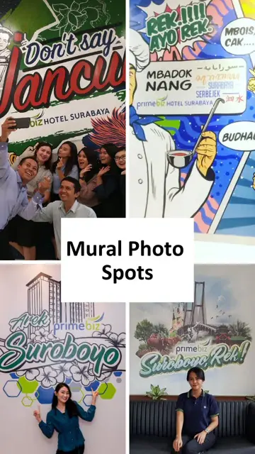 PrimeBiz Hotel Surabaya | Unique & Eye-Catching Mural